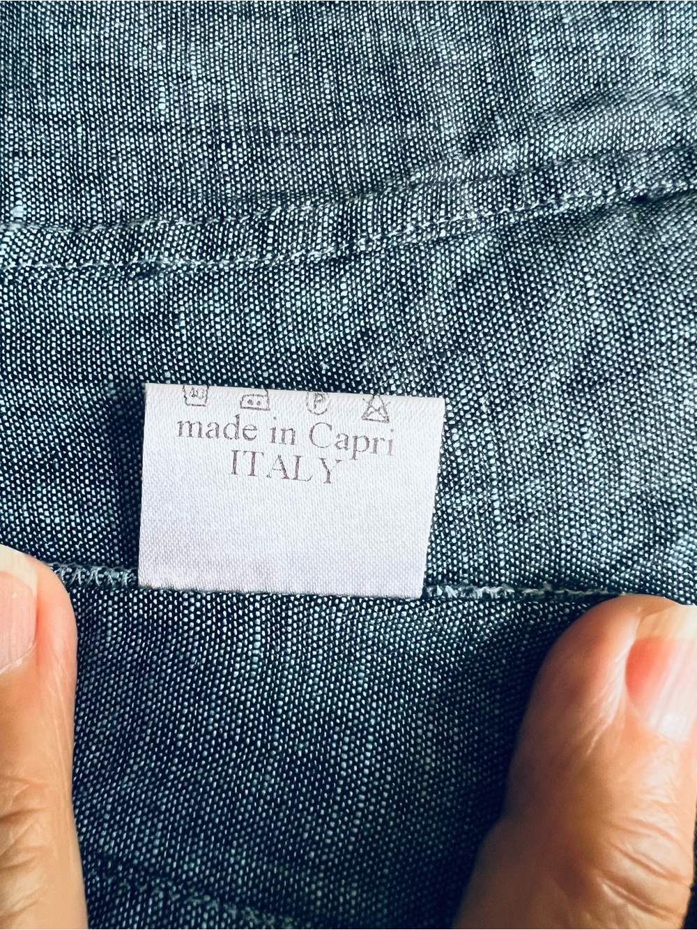 PRICE DROP Italian 100% Linen Top - Picture 6 of 9